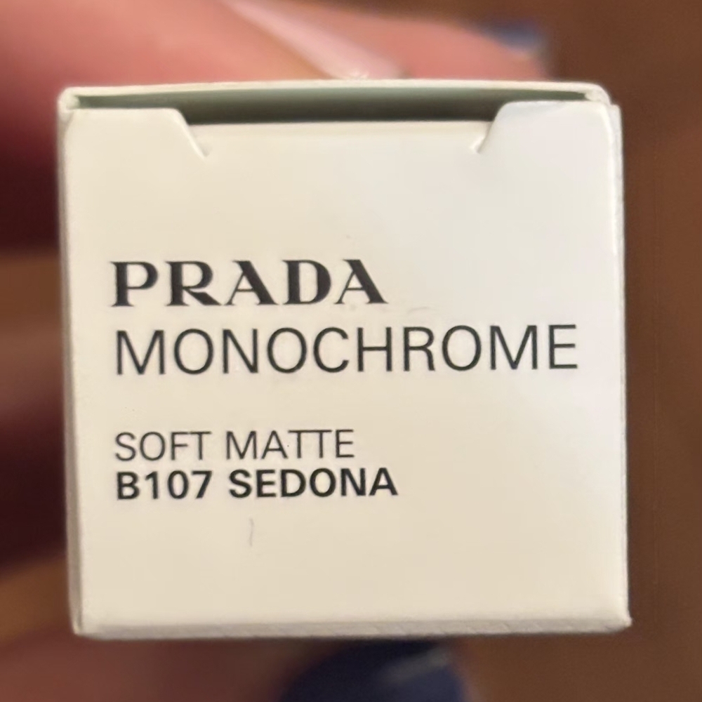 Prada Monochrome Soft Matte Lipstick B107 SEDONA. BNIB - Picture 5 of 9